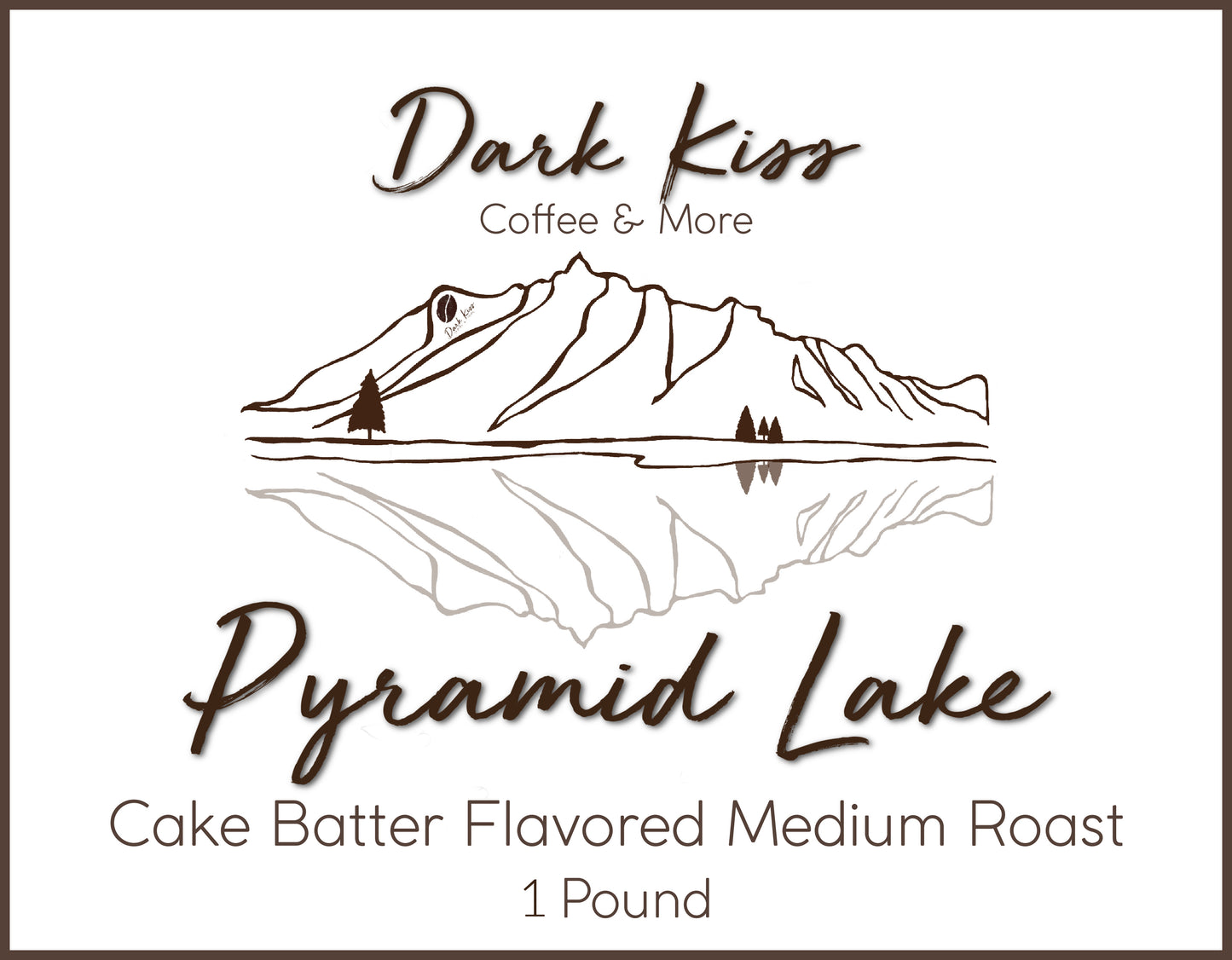 Pyramid lake- Cake Batter Medium Roast- 1 LB